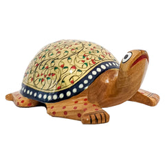 Wooden Hand Painted Turtle