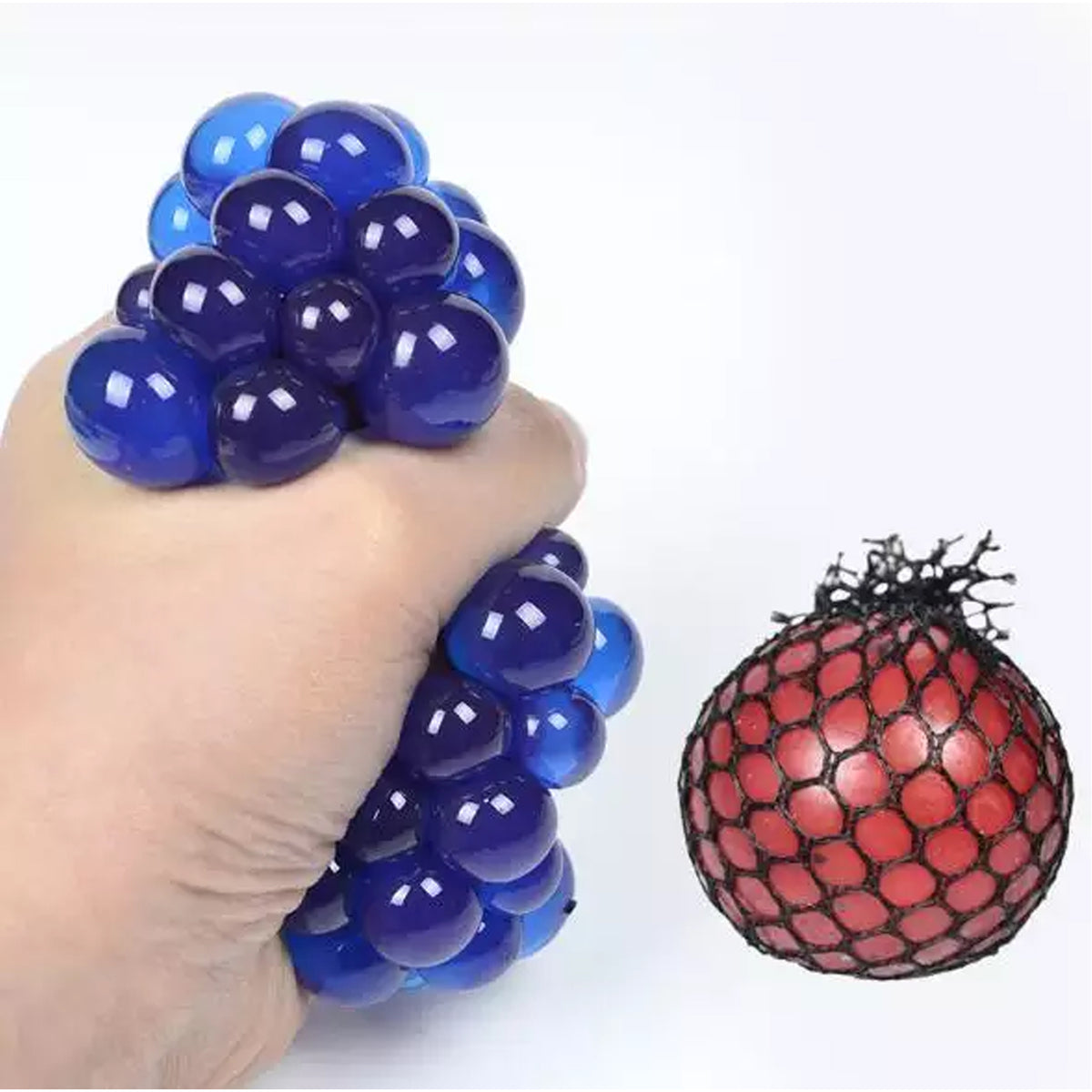 Rainbow Color Squishy Grape Ball Fidget Toy