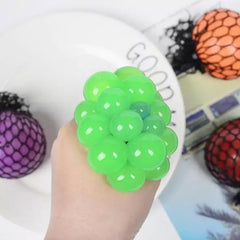 Rainbow Squishy Grape Ball Fidget Toy