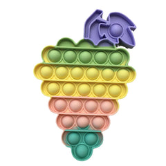 Rainbow grape pop it fidget toys