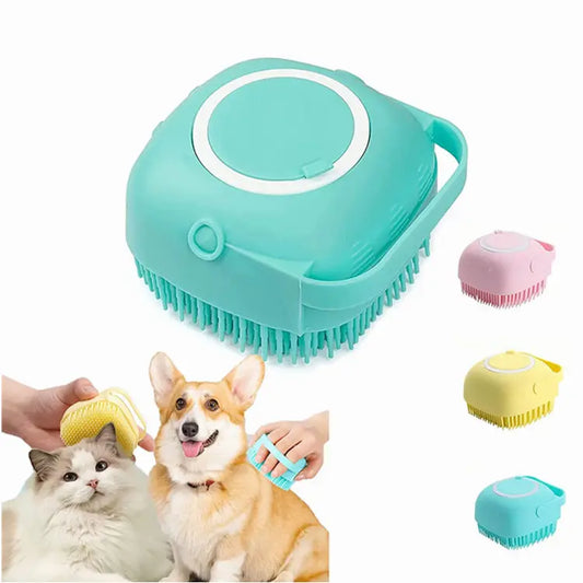 Keep Your Pet's Coat Healthy and Shiny with Our Cat & Dog Grooming Bath Brush
