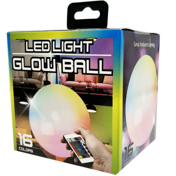 Glow Ball Color Changing Light with Remote