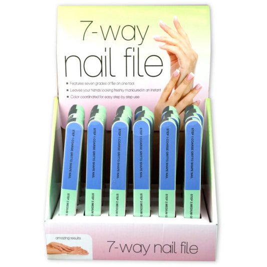 7-Way Nail File Countertop Display