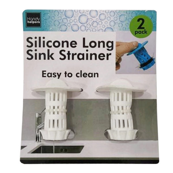 2 Pack Silicone Long Sink Strainer