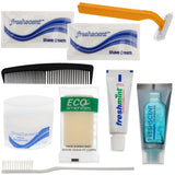 Buy 9 Piece Deluxe Wholesale Hygiene Kits - Bulk Toiletry Case of 96