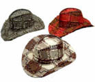 Wholesale RAG PATCHED COWBOY HAT (Sold by the piece) *- CLOSEOUT NOW $2.50 EA