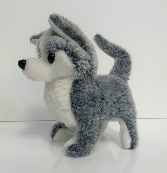 Wholesale Walking Barking Cute Fluffy Toy Husky Dog(sold by the piece or dozen)