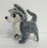 Wholesale Walking Barking Cute Fluffy Toy Husky Dog(sold by the piece or dozen)