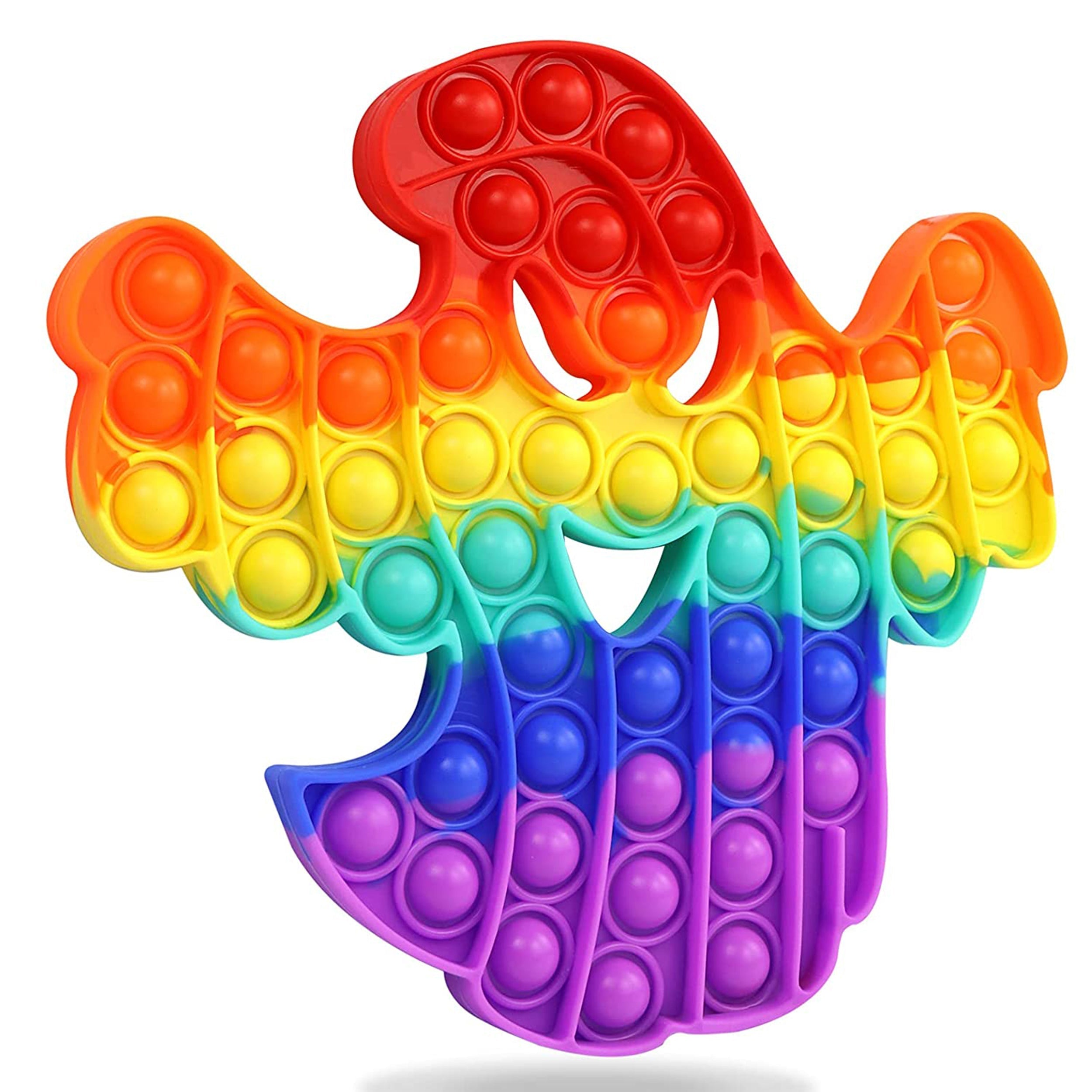 rainbow ghost pop it fidget toys