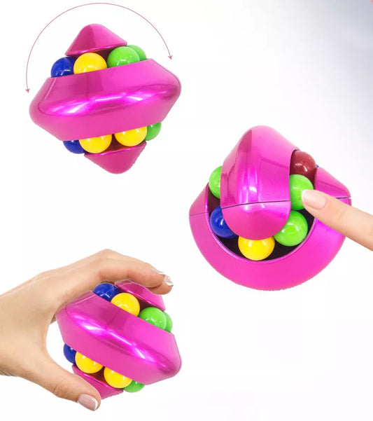 Reversible UFO Rotating Beads Decompression Toy for Stress Relief