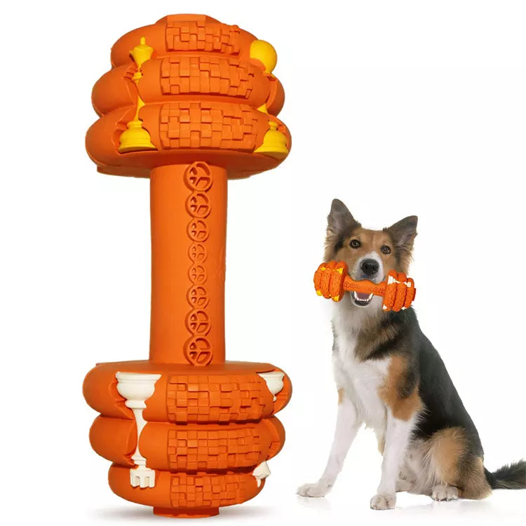 Dumbbell Teeth Cleaning Dog Toy