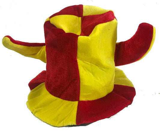 Wholesale JESTER PLUSH PARTY CARNIVAL HAT (Sold by the piece) *- CLOSEOUT $2 EACH
