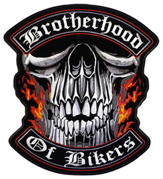 Buy JUMBO BACK PATCH BROTHERHOOD OF BIKERBulk Price