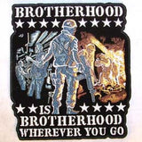 Wholesale BROTHERHOOD JUMBO 6 INCH PATCH (Sold by the piece)