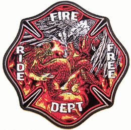 Buy EAGLE DRAGON FIRE DEPT JUMBO PATCHBulk Price