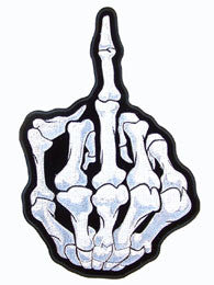 Wholesale MIDDLE FINGER JUMBO 11 INCH PATCH (Sold by the piece)
