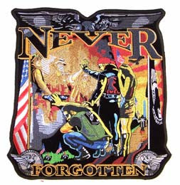 Wholesale NEVER FORGOTTEN JUMBO PATCH (Sold by the piece)