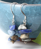 Wholesale BLUE STONE EARRINGS