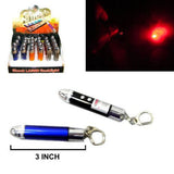 Wholesale Laser Light Pointer Keychain With Shock Prank Toy for Kids - Multicolor