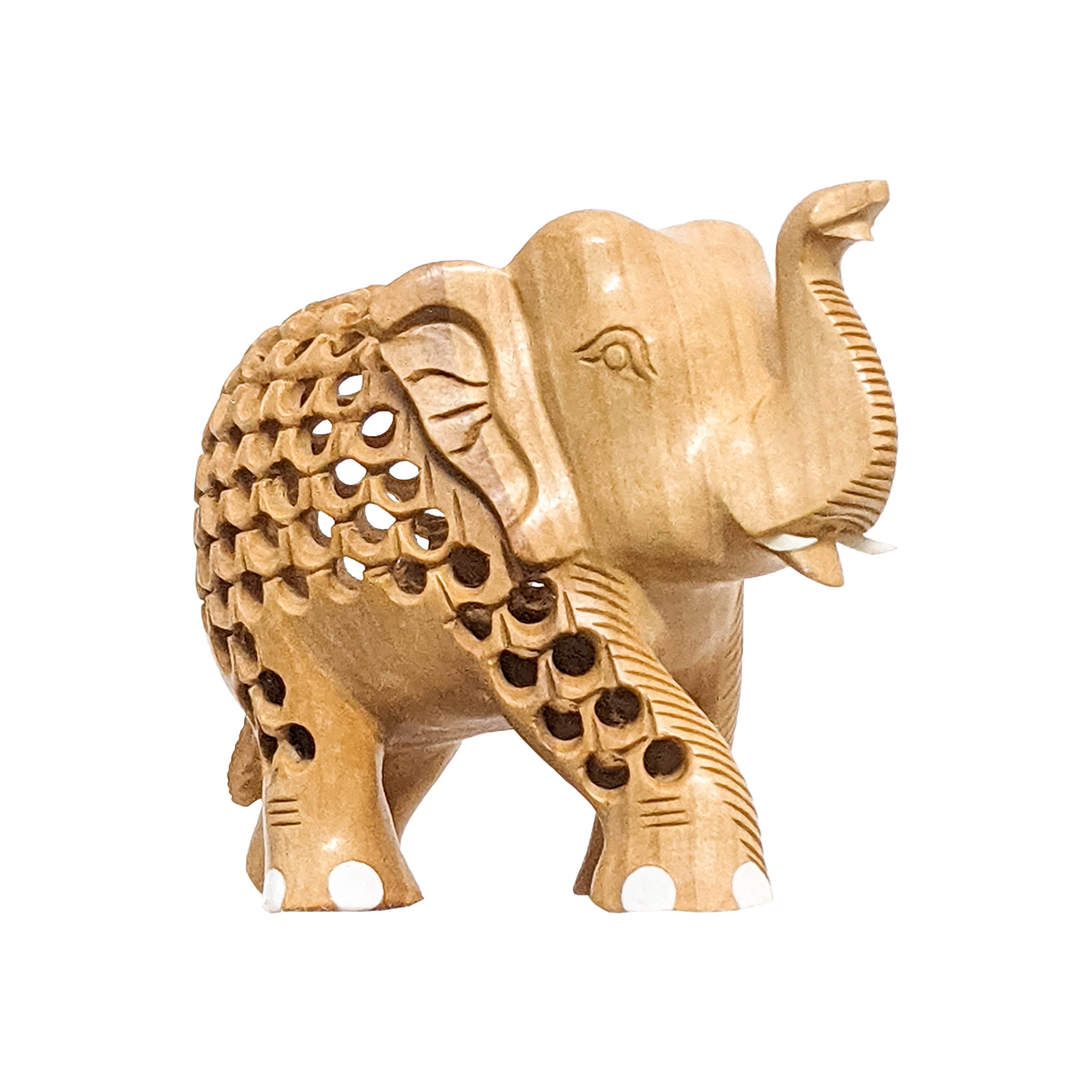 Wooden Handcrafted Elephant Sculpture