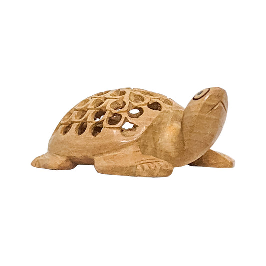 Add a Touch of Elegance to Your Space Products Handmade Jaali Tortoise Handcrafted Wooden Table Décor