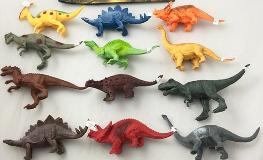 Wholesale PLAY PREHISTORIC 7 INCH DINOSUARS ( sold by the PACK OF 6 ASST dinosaurs )