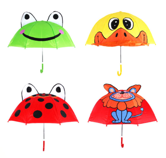 Bulk Buy 3D Animal Ear Kids Umbrellas