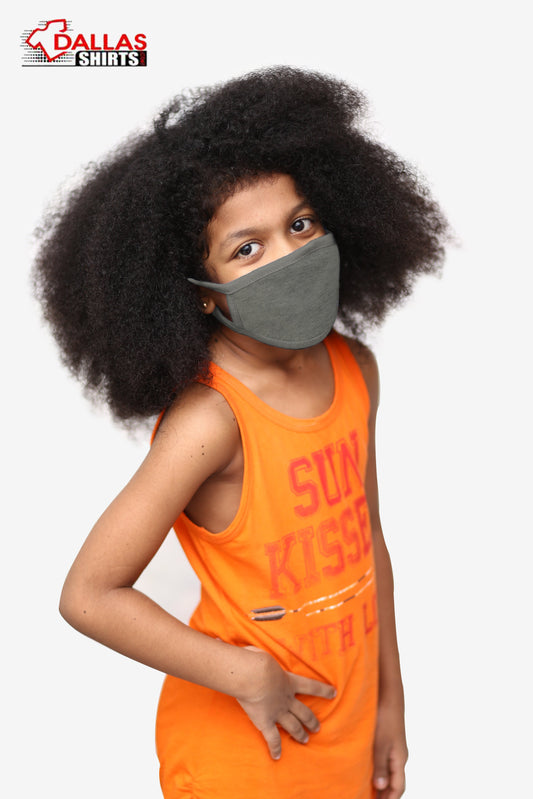 Buy Kids Heather Grey Face Cover