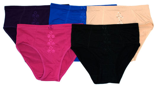 Ladies Plus Size Stretchy Lace Floral Underwear