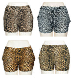 Casual Pull On Animal Print Shorts MOQ 12