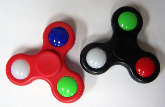Buy LIGHT UP MULITCOLOR FINGER FIDGET HAND FLIP SPINNERS ( sold by the PIECE OR dozen **- CLOSEOUT NOW $ 2 EACH Bulk Price