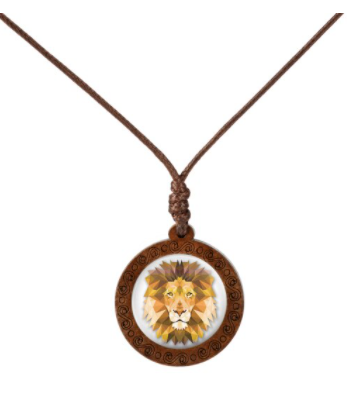 Wholesale LION Necklace On Adjustable Wax Rope Necklace (sold by the piece)
