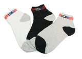 Men Ankle Sports Socks-USA Flag