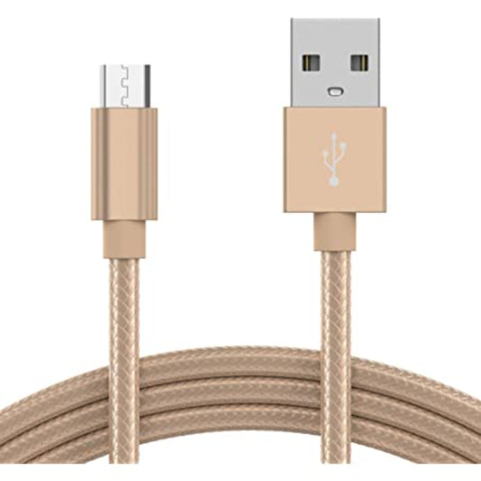 Wholesale 6 foot Micro USB Braided Cloth Charger Cord (sold by the piece)