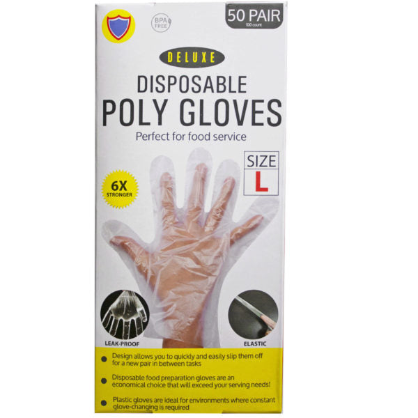 100 Pack Large TPE Glove (Pack of 12), 8.84$/Pc Price