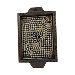 Wooden Stone Square Tray