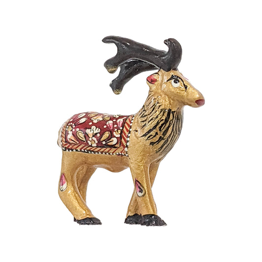 Bring Home Nature's Beauty with Hand-Painted Beautiful Deer Statue