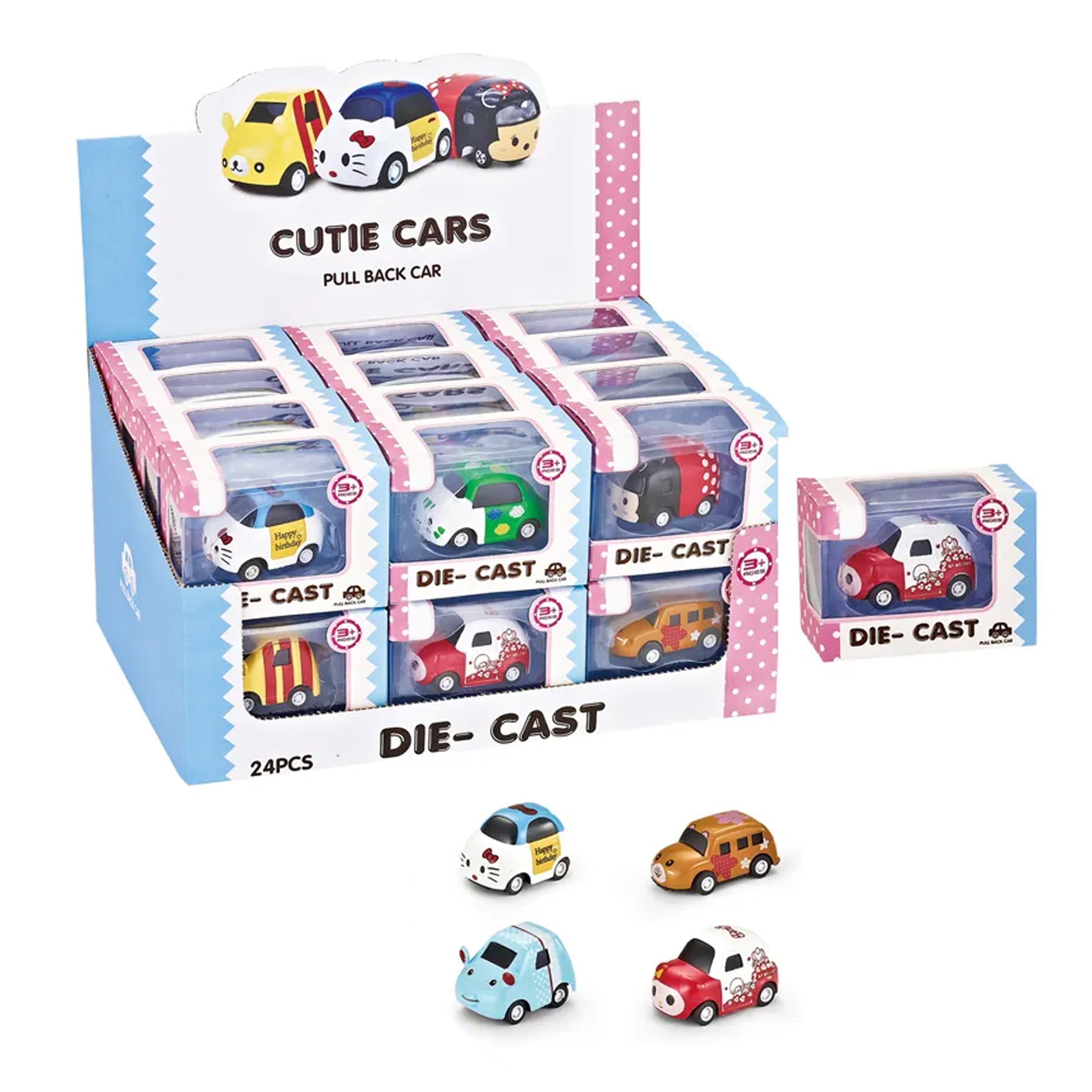 Mini Friction Die Cast Pull Back Metal Vehicle Toys - Perfect for Playtime and Collecting