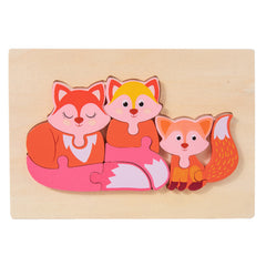 Animal Family Wooden Puzzle
