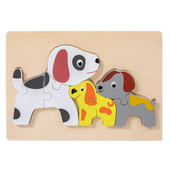 Animal Family Wooden Puzzle