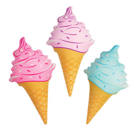 Inflate Ice Cream Cones (Sold by DZ=$25.90)