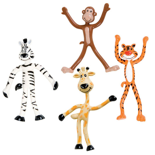 Bendable Zoo Animals (Sold by DZ=$10.03)