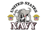 Wholesale UNITED STATES US NAVY GOAT MASCOT military 3 X 5 FLAG ( sold by the piece )