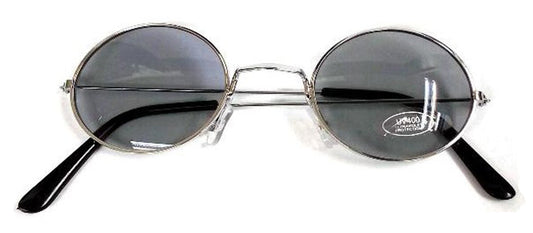 Wholesale JL ROUND GRAY LENSE SILVER FRAME SUNGLASSES (Sold by the piece or dozen)