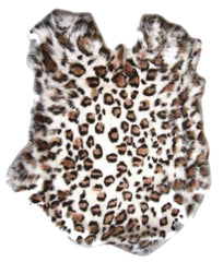 Wholesale LEOPARD  RABBIT SKIN PELT (Sold by the piece)