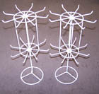 Wholesale WHITE 16 INCH SPINNING DISPLAY RACK (Sold by the piece) *- CLOSEOUT NOW $7.50 EACH