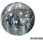 Wholesale 20 INCH SILVER MIRROR REFLECTION BALL (Sold by the piece)