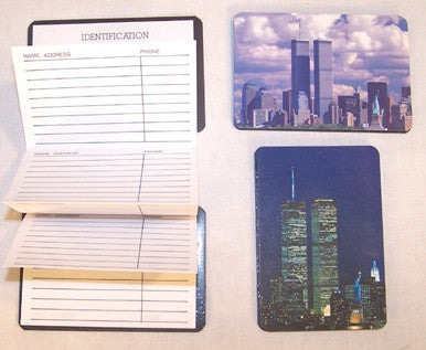 Wholesale TWIN TOWERS MAGNETIC ADDRESS PHONE BOOK (Sold by the dozen) NOW ONLY 25 CENTS EACH