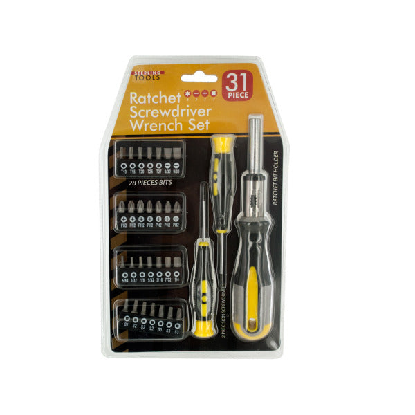 31Piece Ratchet Screwdriver Wrench Set Wholesale