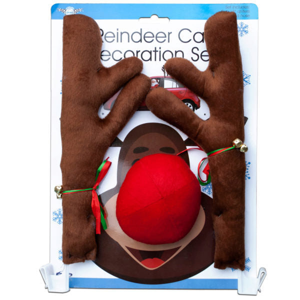 Reindeer Holiday Car Decoration Set